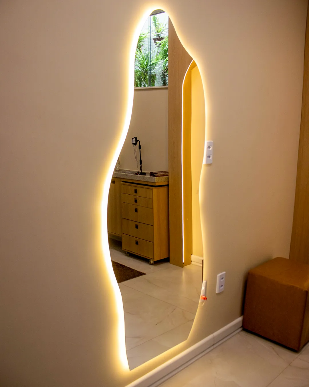 Espelho Orgânico com LED